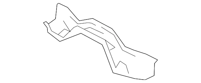 Rear Floor Seat Belt Anchor Reinforcement - Nissan (74574-JF00A)