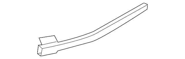 Lower Track - Driver's Side (LH) - Nissan (74591-JX30A)