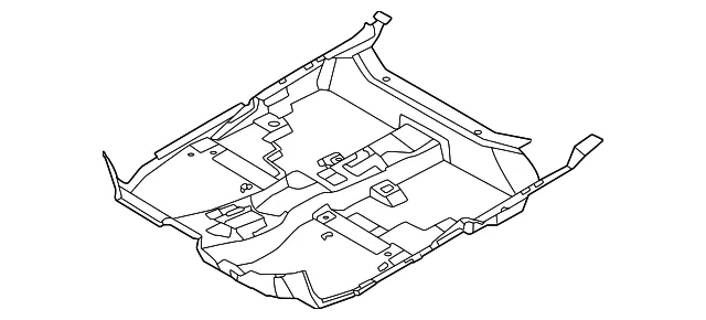 Floor Carpet Assembly - Nissan (74902-6LB0A)