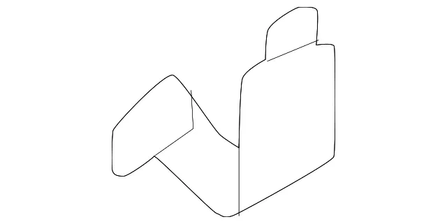 Right-Hand Trim Bracket Assembly - Nissan (765D0-7BA0A)