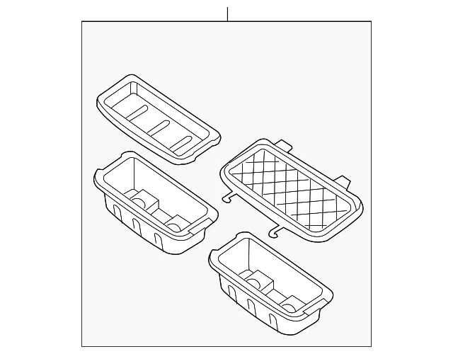 Floor Storage Compartment - Nissan (76983-9BN0A)