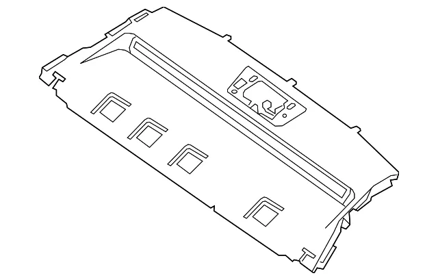 Package Tray Trim - Nissan (79910-4RD1A)
