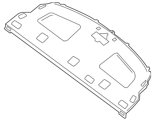 Package Tray Trim - Nissan (79910-9AN5D)