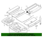 Upper Trim Panel Hook - Nissan (79916-JD00A) - view 4