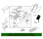 Console Mat - Volvo (80000321) - view 4