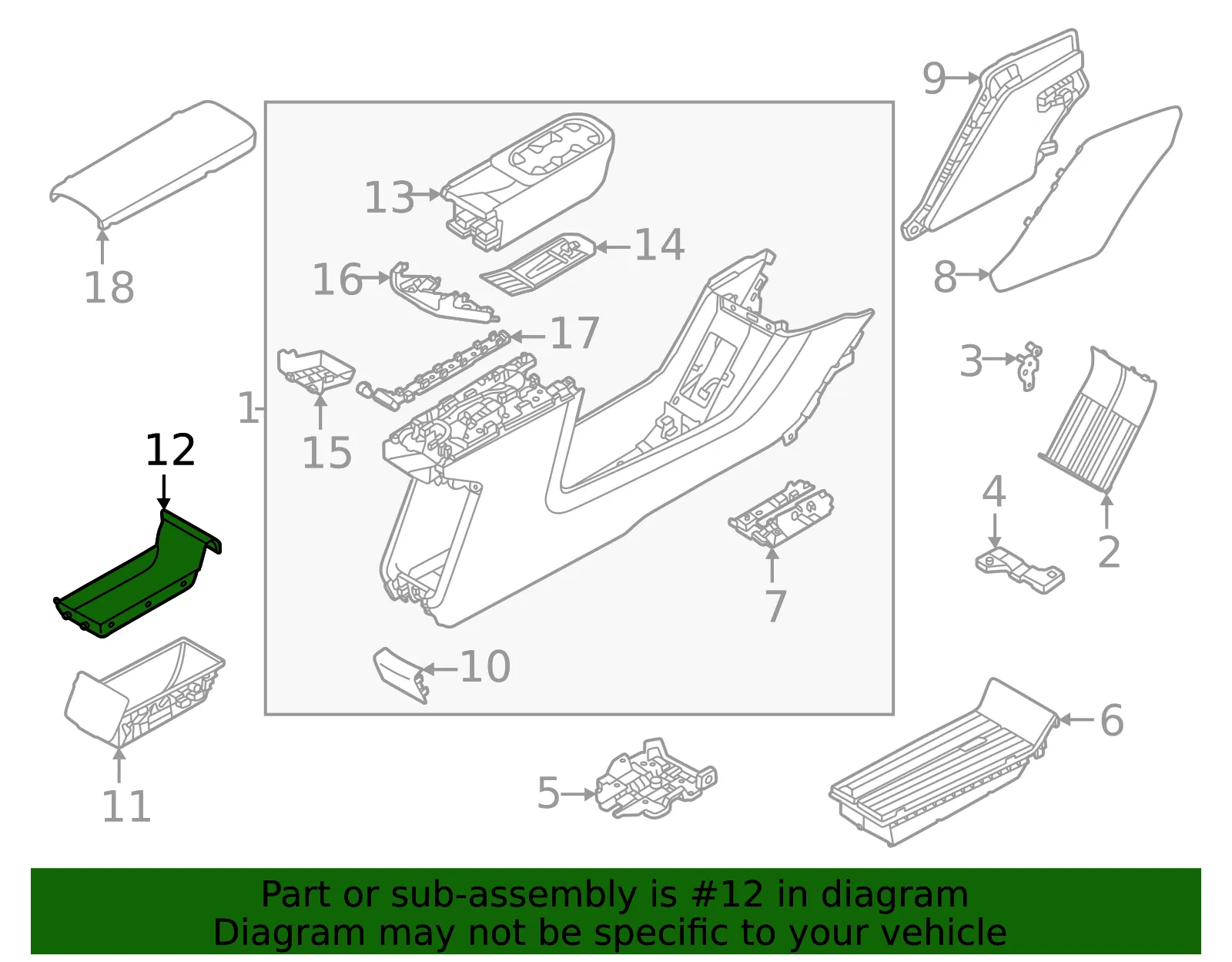 Storage Tray Mat - Volvo (80000382) - view 2