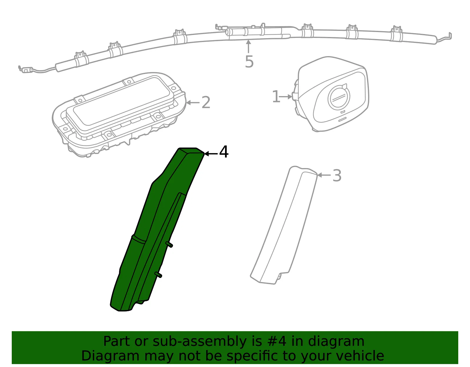 Side Air Bag - Volvo (80001073) - view 2