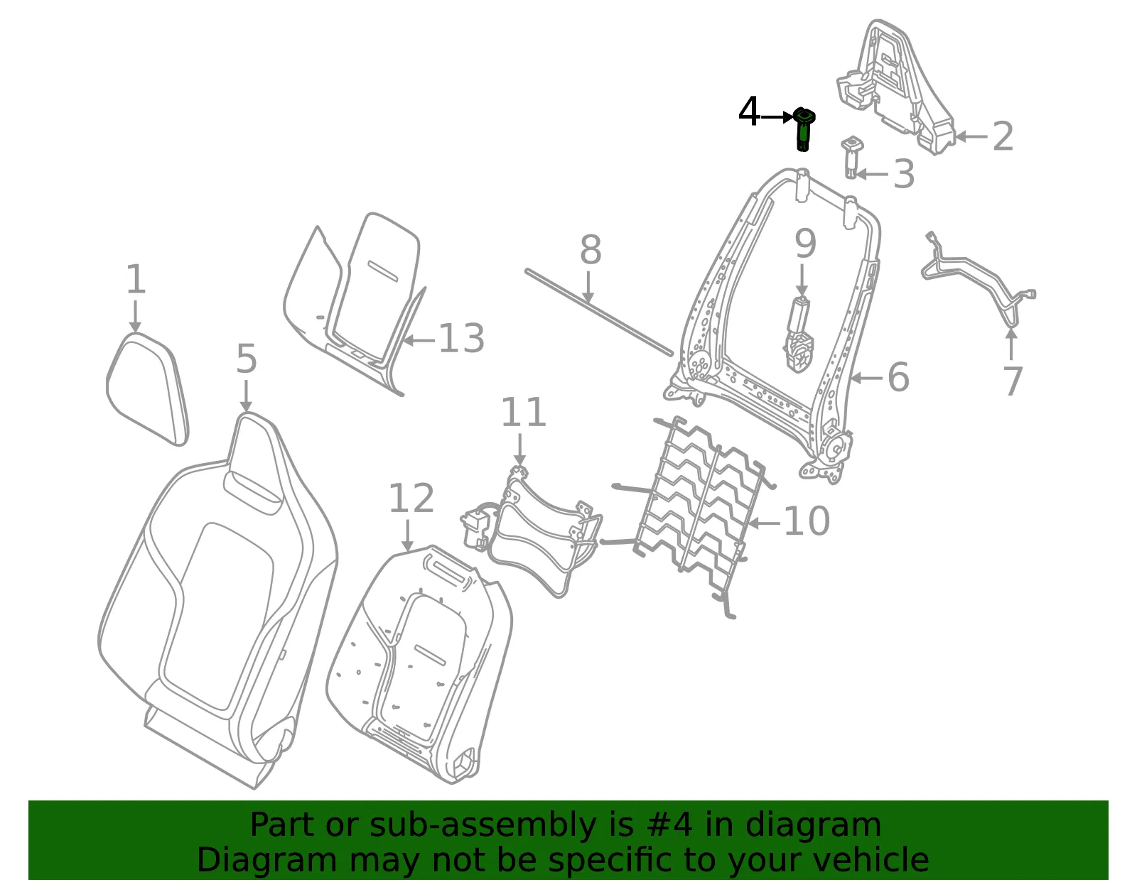 Headrest Guide - Volvo (80001117) - view 2