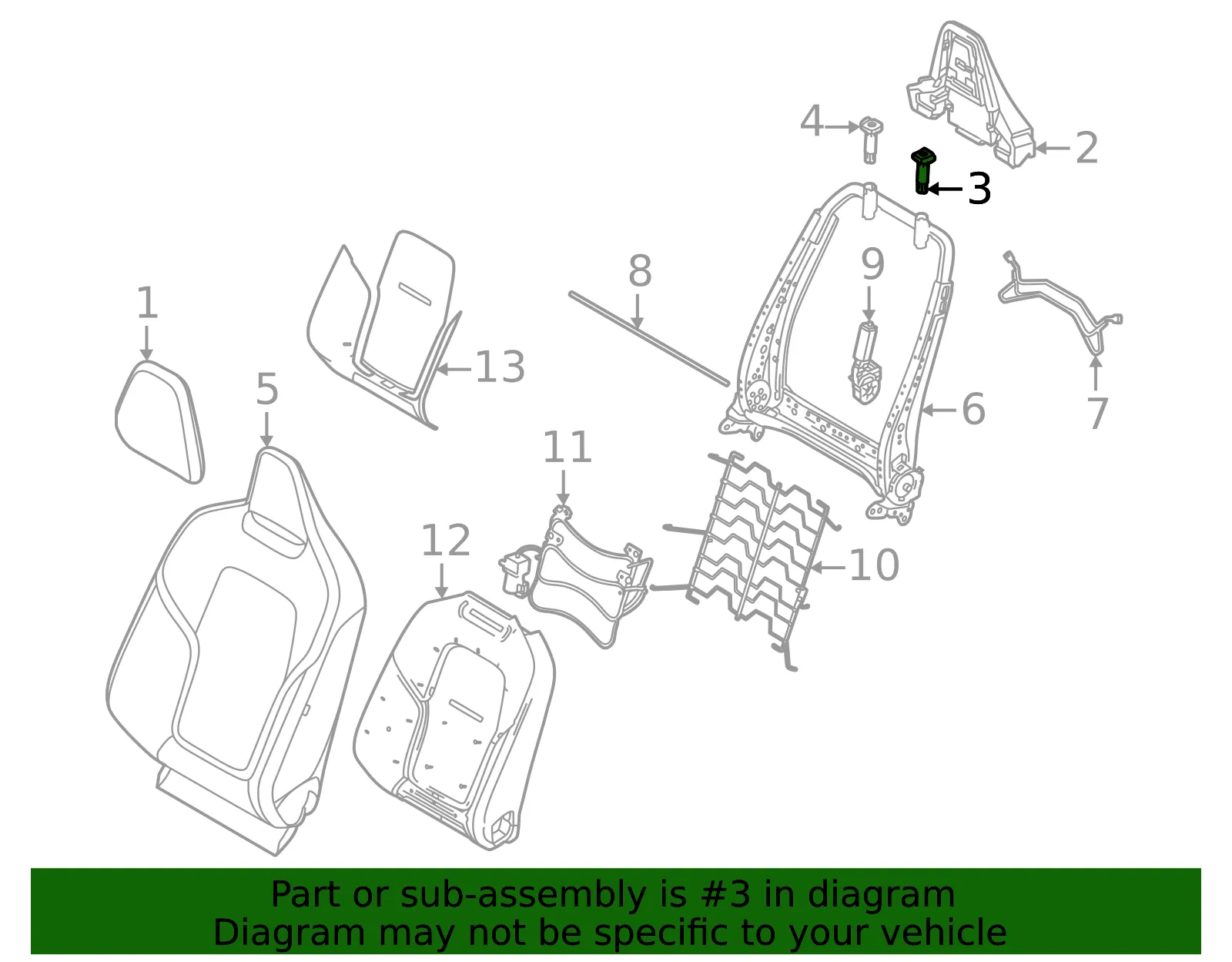 Headrest Guide - Volvo (80001118) - view 2