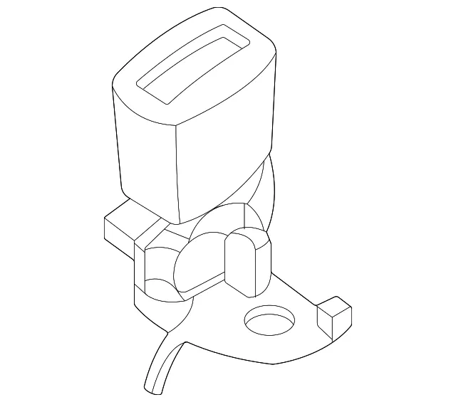 Seat Belt Receptacle - Volvo (80001451)