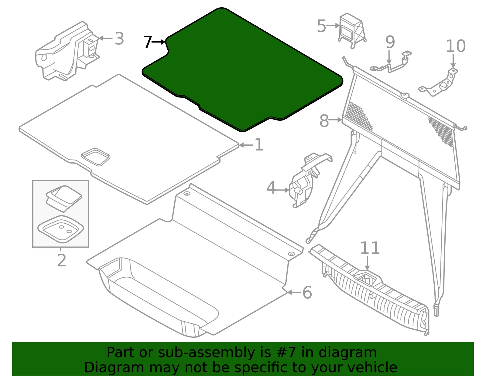 Floor Mat - Volvo (80001850) - view 2