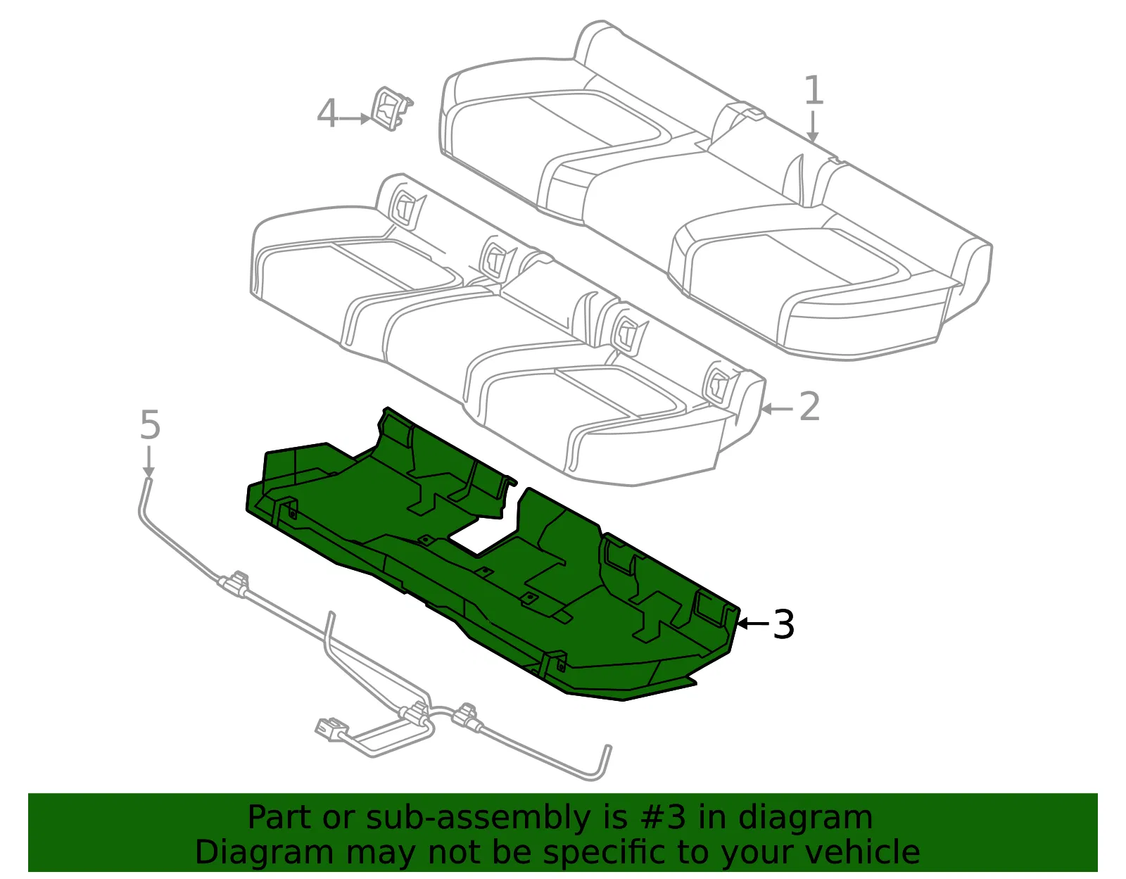 Cushion Frame - Volvo (80002133) - view 2