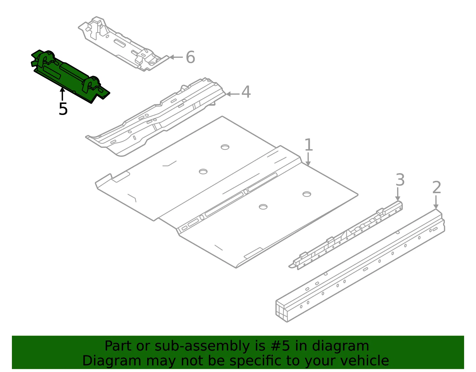 Seat Track Reinforcement - Volvo (80008926) - view 2