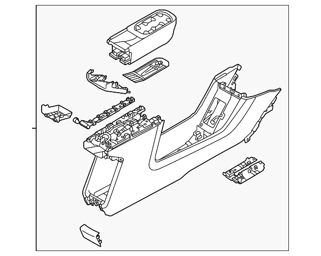 Console Housing - Volvo (80010159)