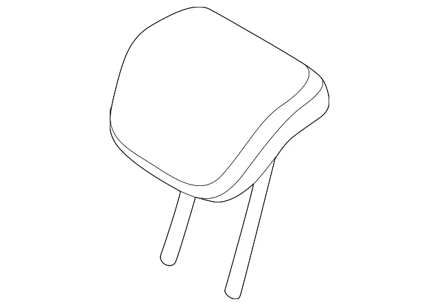 Headrest, Center - Volvo (80010863)