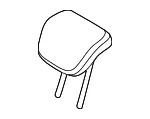 Headrest, Center - Volvo (80010863) - view 3