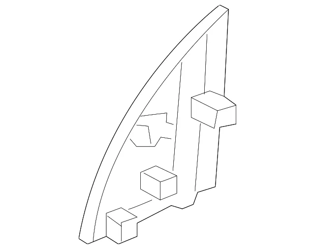 Corner Trim - Passenger Side (RH) - Nissan (80292-3NF0A)