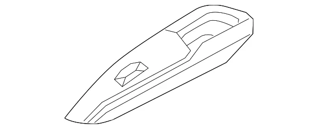 Armrest Cover - Passenger Side (RH) - Nissan (80960-5RL5A)