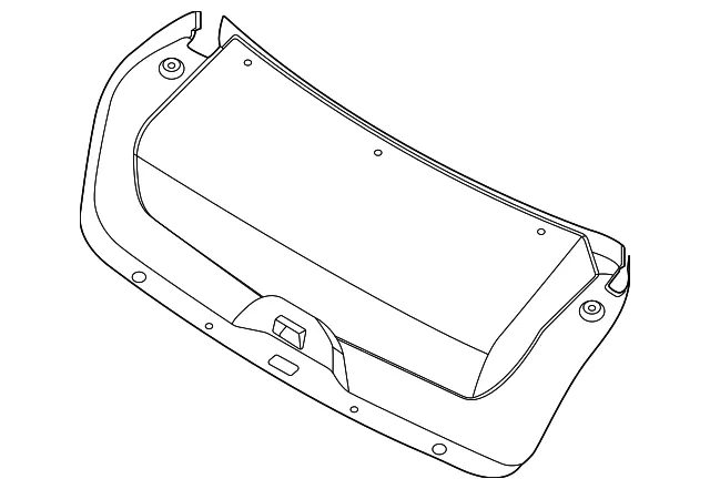 Trunk Lid Trim - Kia (81051-L3000)