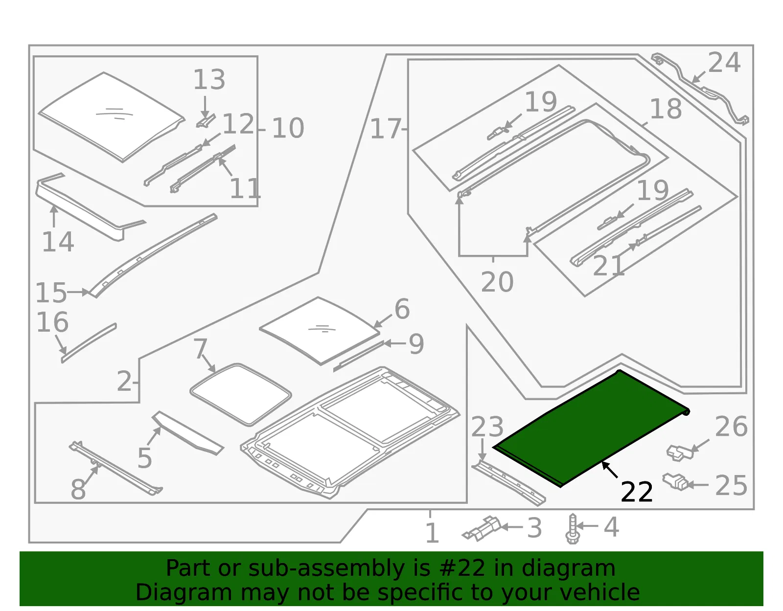 Sun Visor Cover - Kia (81670-P2000GYT) - view 2