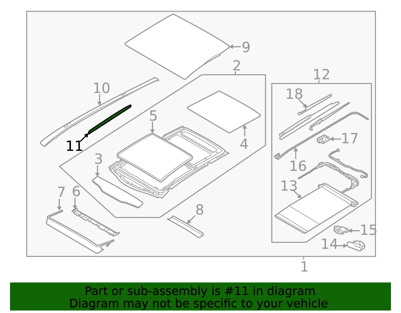 Side Trim - Kia (81674-P1000) - view 2