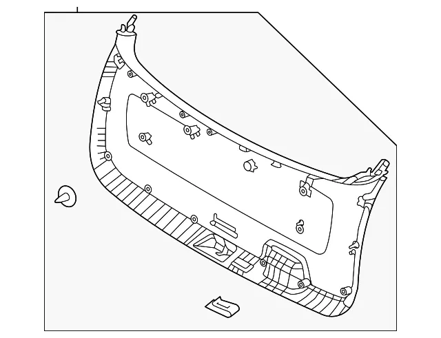 Lower Trim Panel - Kia (81710-P2000)
