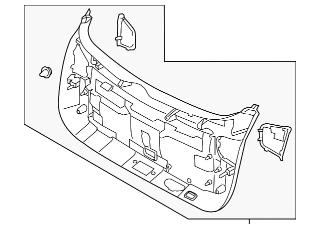 Lower Trim Panel - Kia (81710-Q5000)