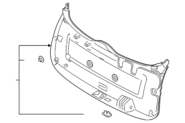 Lower Trim Panel - Kia (81710-S9500WK)