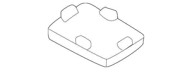 Lower Gate Trim Blank Cover - Kia (81716-P1000)
