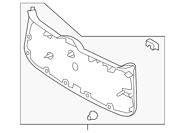 Lower Trim Panel - Kia (81750-1D000WK)