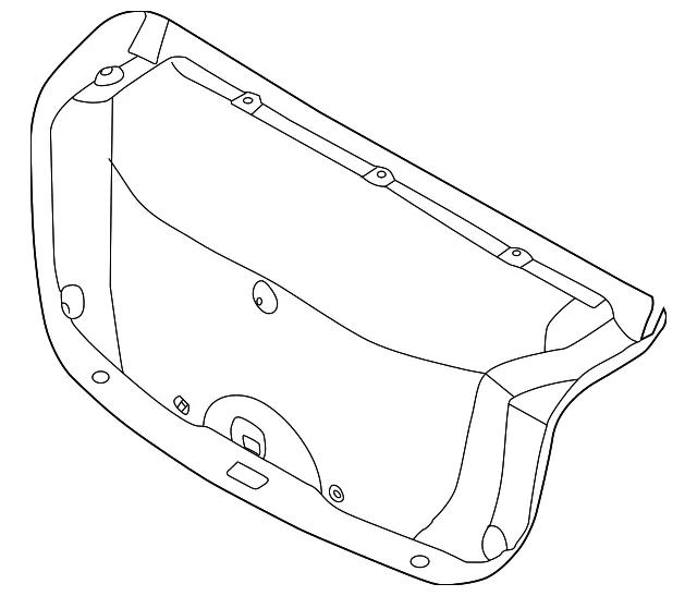 Trunk Lid Trim - Kia (81750-1M210VA)