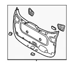 Lower Trim Panel - Kia (81750-A9000DAA) - view 3