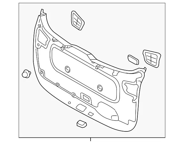Lower Trim Panel - Kia (81750-A9100DAA)