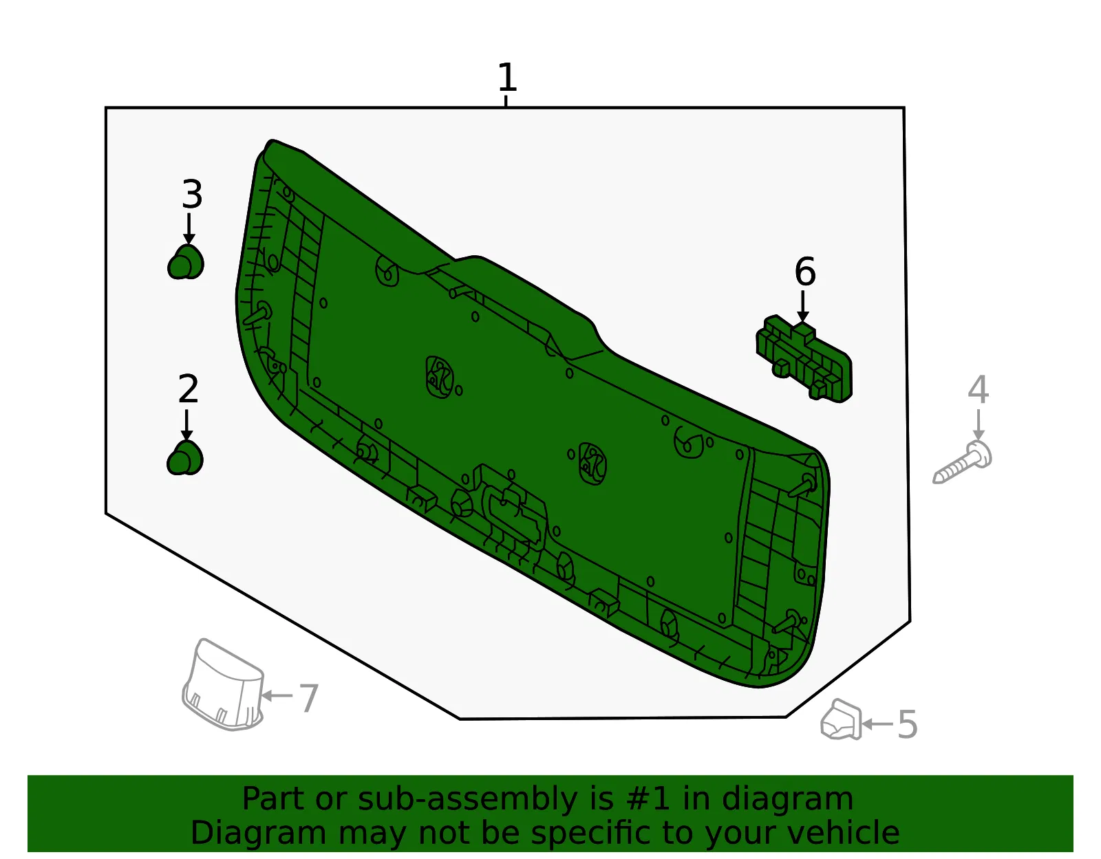 Trim Panel - Kia (81750-B2000EQ) - view 2