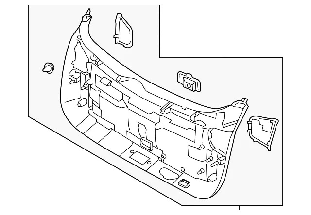 Lower Trim Panel - Kia (81750-D9000WK)