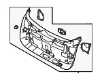 Lower Trim Panel - Kia (81750-D9000WK) - view 3