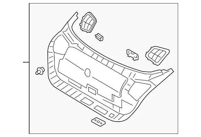 Lower Trim - Kia (81750-J5010WK)