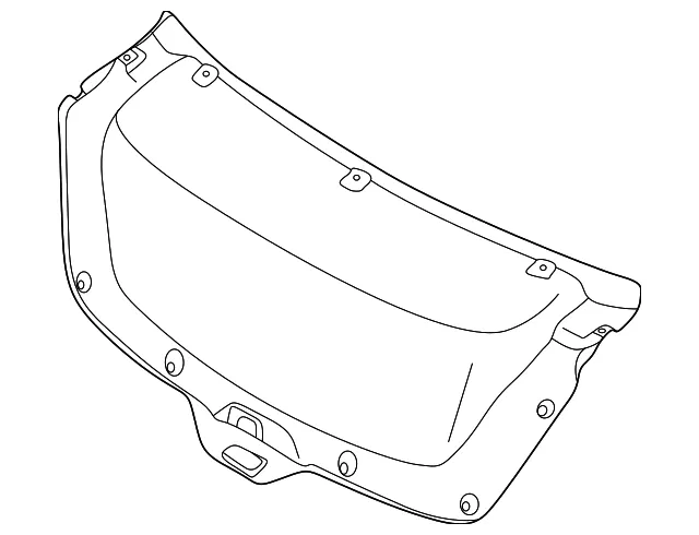 Trunk Lid Trim - Kia (81752-1W000)