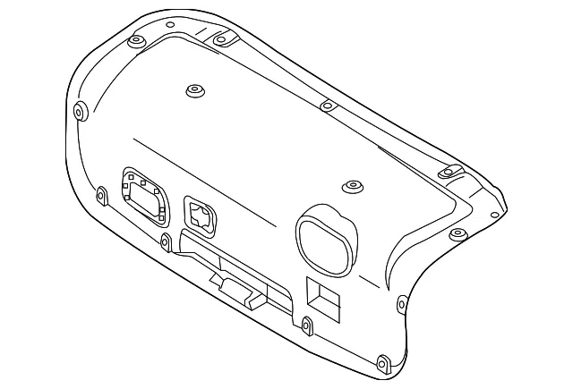 Trunk Lid Trim - Kia (81752-2G001VA)
