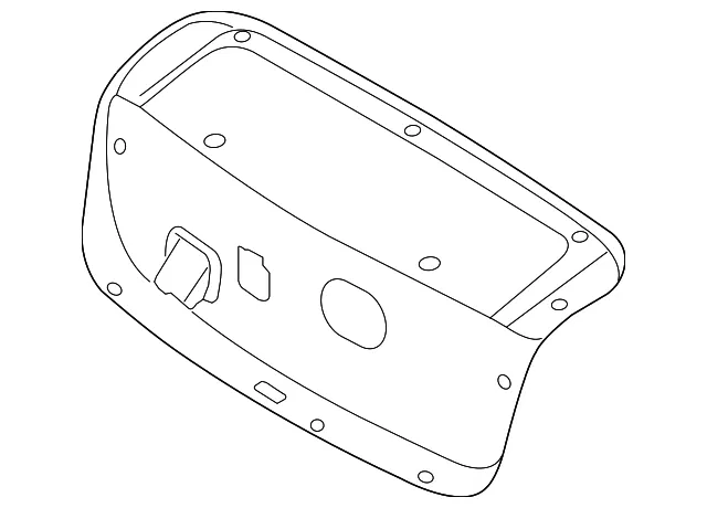 Trunk Lid Trim - Kia (81752-2T500)