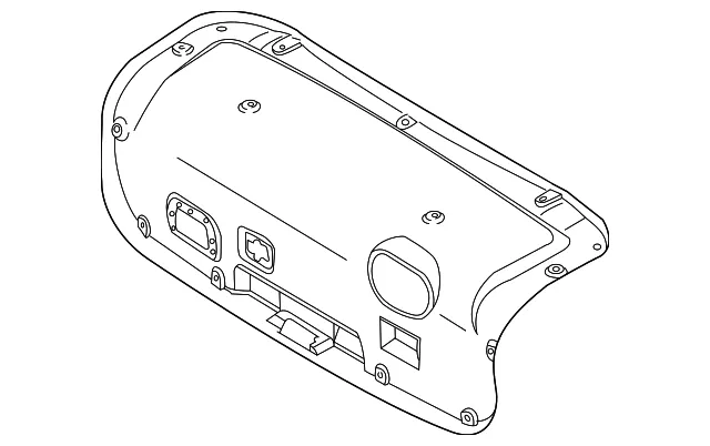 Trunk Lid Trim - Kia (81752-3C000)