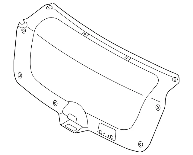 Trunk Lid Trim - Kia (81752-A7000WK)