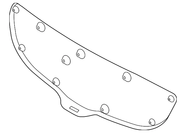 Trunk Lid Trim - Kia (81752-H9200WK)