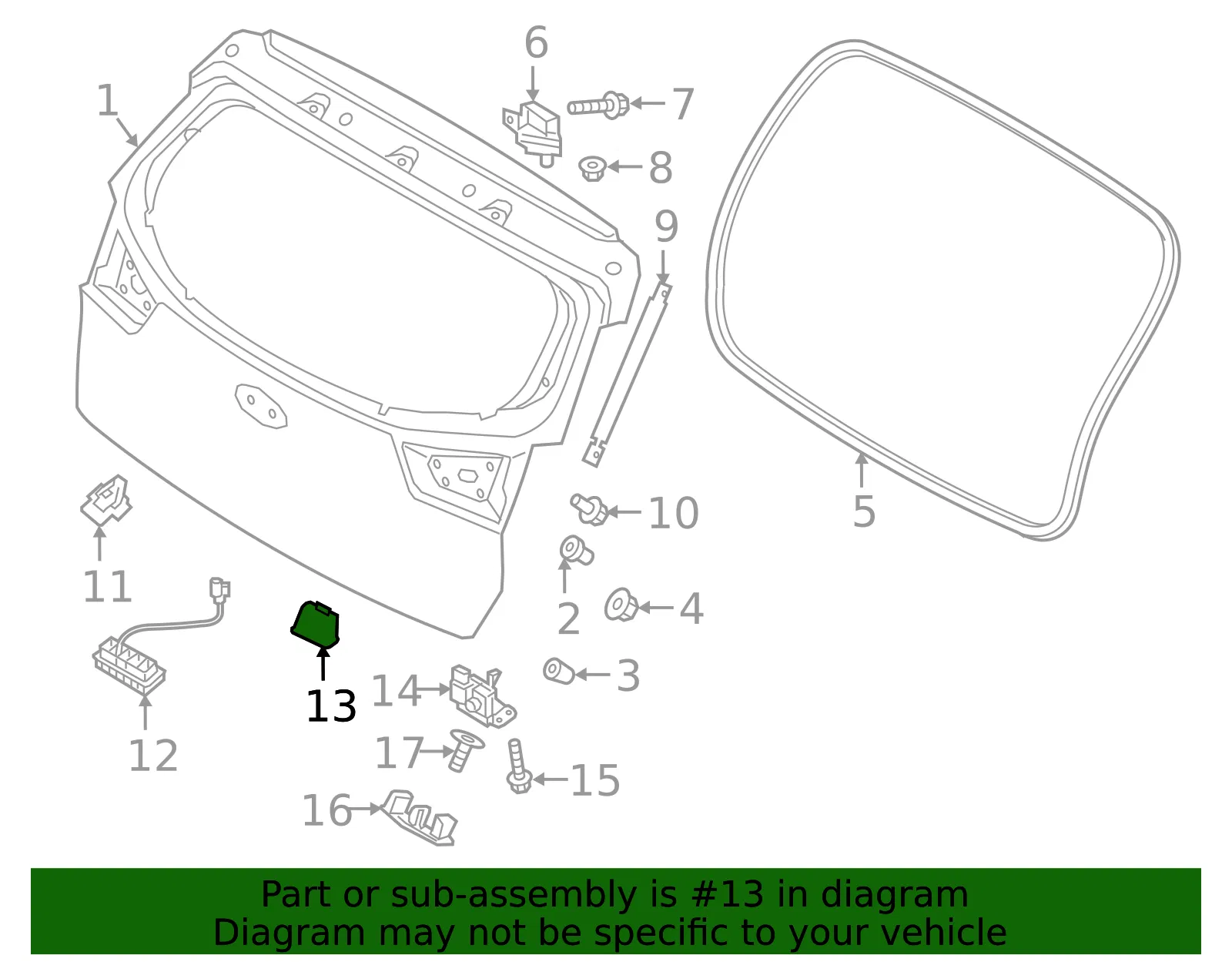 Pull Pocket - Kia (81755-G5000WK) - view 2