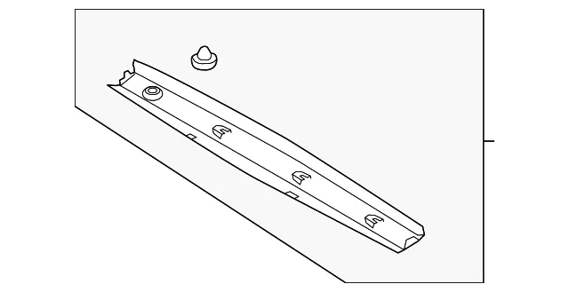 Upper Gate Trim - Kia (81760-1M5008O)