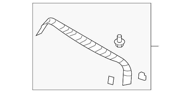 Upper Gate Trim - Kia (81760-2J000J7)