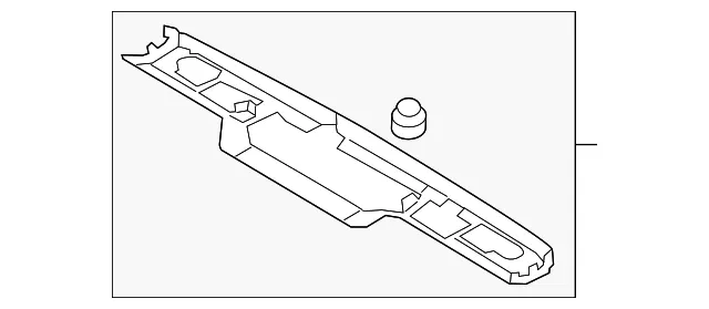 Upper Trim Panel - Kia (81760-3W000GAH)