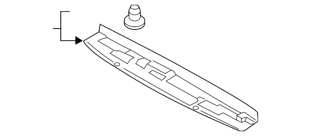 Upper Trim - Kia (81760-A9000BND)