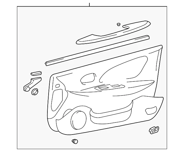 Trim Panel Assembly - Driver's Side (LH) - Kia (82301-3C131JA)