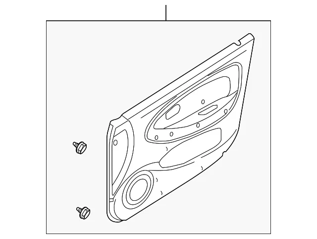 Trim Panel Assembly - Driver's Side (LH) - Kia (82301-FD000E1)